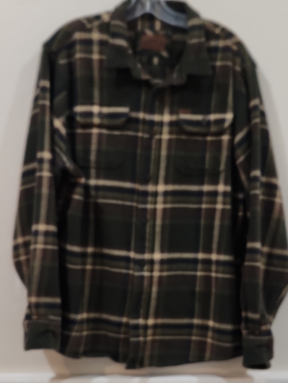 Orvis Green Plaid Button-Up Shacket